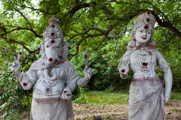 Inde. Représentation Hindou. Dieux. Déesses