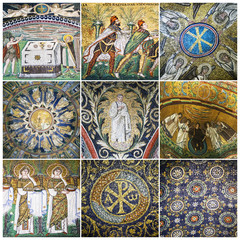 Fototapeta na wymiar Mosaics of Ravenna, Italy