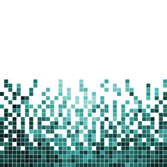 abstract vector square pixel mosaic background