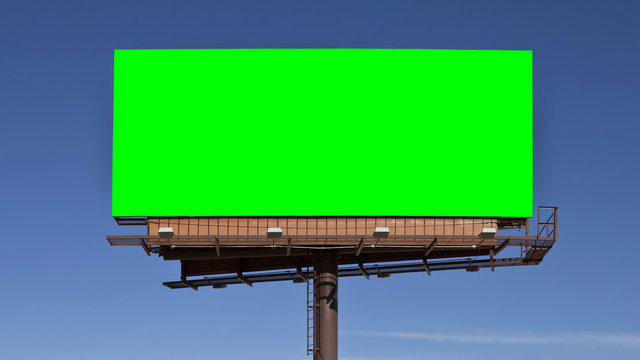Chroma Key Green Billboard