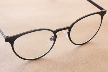 Clear eyeglasses black frame vintage style fashion