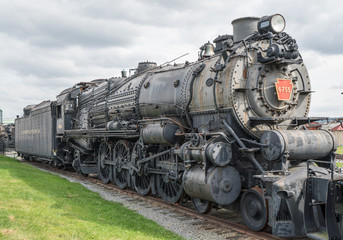 Fototapeta na wymiar Old Steam Locomotive
