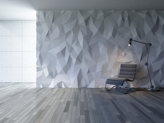 3Ds interior polygon wall