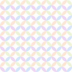 七宝文様のパターン