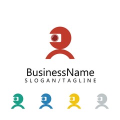 photography vector logo icon