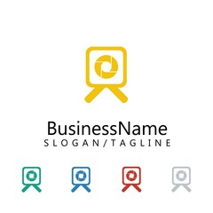 photography vector logo icon