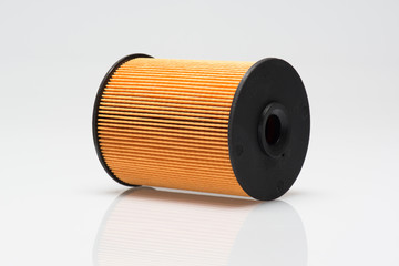 Fuel filter for engine car