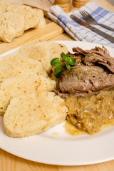 Dumpling cabbage pork