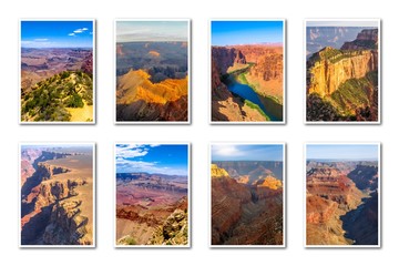 Grand Canyon landscapes collage