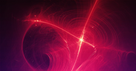 Obraz premium Abstract Background Light Lines And Curves With Particles