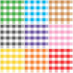 Gingham pattern collection