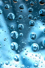 Blue Drops Background