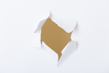 Paper hole