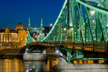 Fototapeta na wymiar Liberty Bridge, Budapest