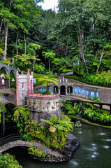 Fototapeta na wymiar Monte Palace Tropical Garden in Funchal (Jardim Tropical Monte Palace), Madeira