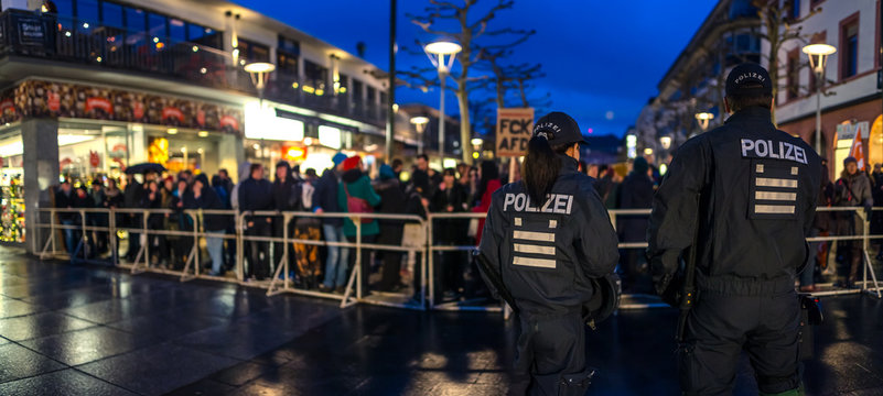 Polizeiabsperrung