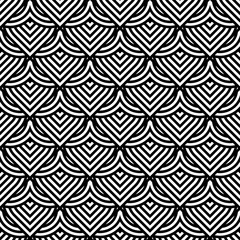 Design seamless monochrome geometric pattern