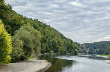 Fototapeta premium the picturesque banks of the Danube, Germany