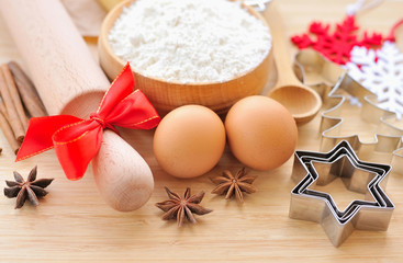 Christmas cookies preparation