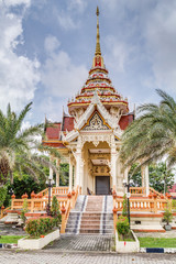 Wat Chalong or Wat Chaiyathararam, Chalong, Phuket,   Thailand