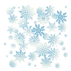 Christmas snowflakes snow winter holiday ornament illustration background