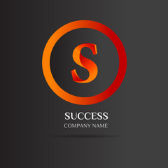 S Letter logo abstract design