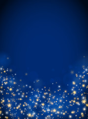 Christmas glittering stars