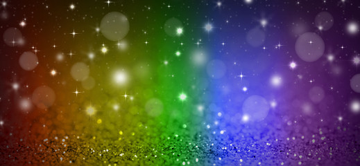 Rainbow Christmas background