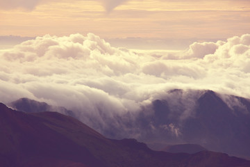 Fototapeta premium Above clouds