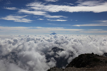 雲海と富士