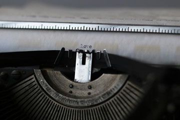 retro typewriter
