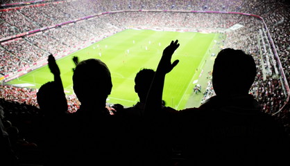 soccer fans stadium