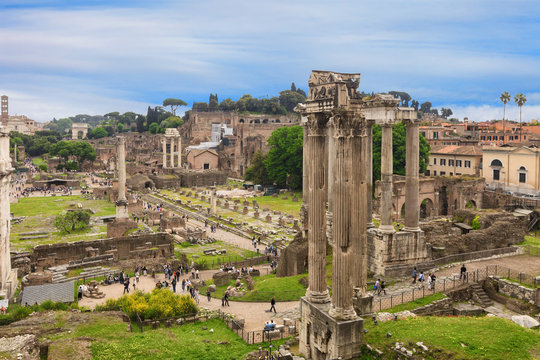 The Forum Romanum, Italy