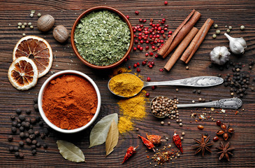 various spices