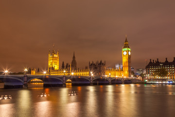 Fototapeta premium City of London at night