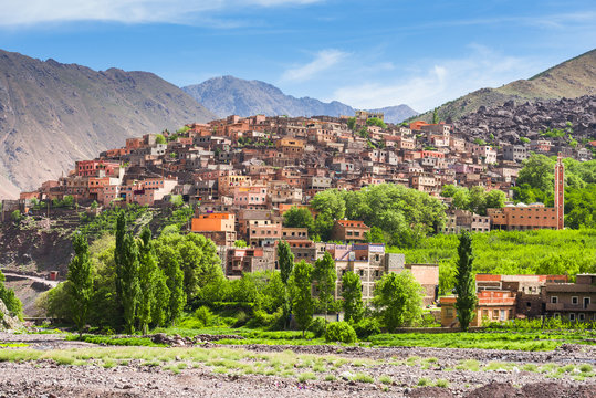 Town of Aroumd, Toubkal national park, Morocco