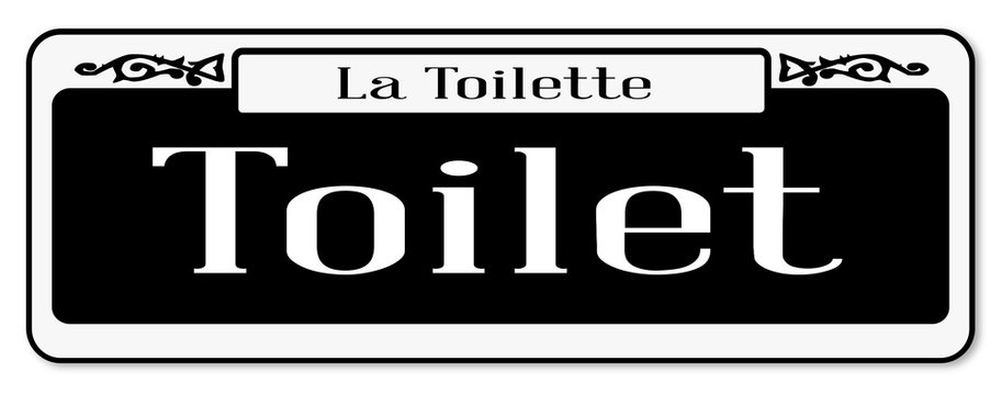 New Orleans Toilet Sign