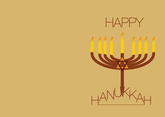 happy hanukkah background