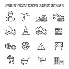 construction line icons