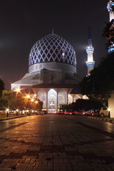 Fototapeta na wymiar 夜のブルーモスク