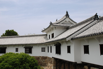 Building at Himeji Castle, Kansai, Japan