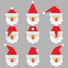 Santa Claus in a Christmas hat