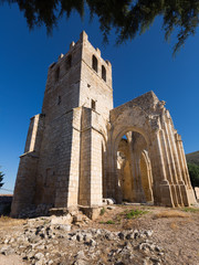 Fototapeta na wymiar Abandoned of the Church of Santa Eulalia