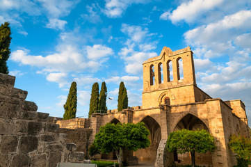 Fototapeta na wymiar Bellapais Abbey. Kyrenia District, Cyprus
