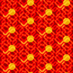 Seamless geometric pattern. Vector illustration.