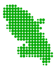 Karte von Martinique