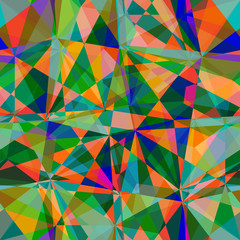 Fototapeta premium Geometric pattern, triangles background. Eps10 vector illustrati
