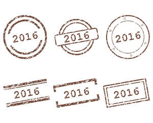 Fototapeta premium 2016 Stempel