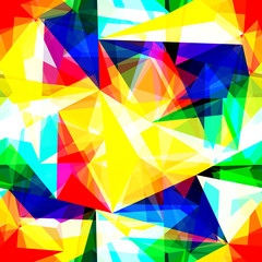 Panele Szklane Podświetlane  Wzór geometryczny, trójkąty tła. Eps10 ilustracji wektorowych