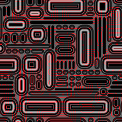 intersected mosaic seamless pattern